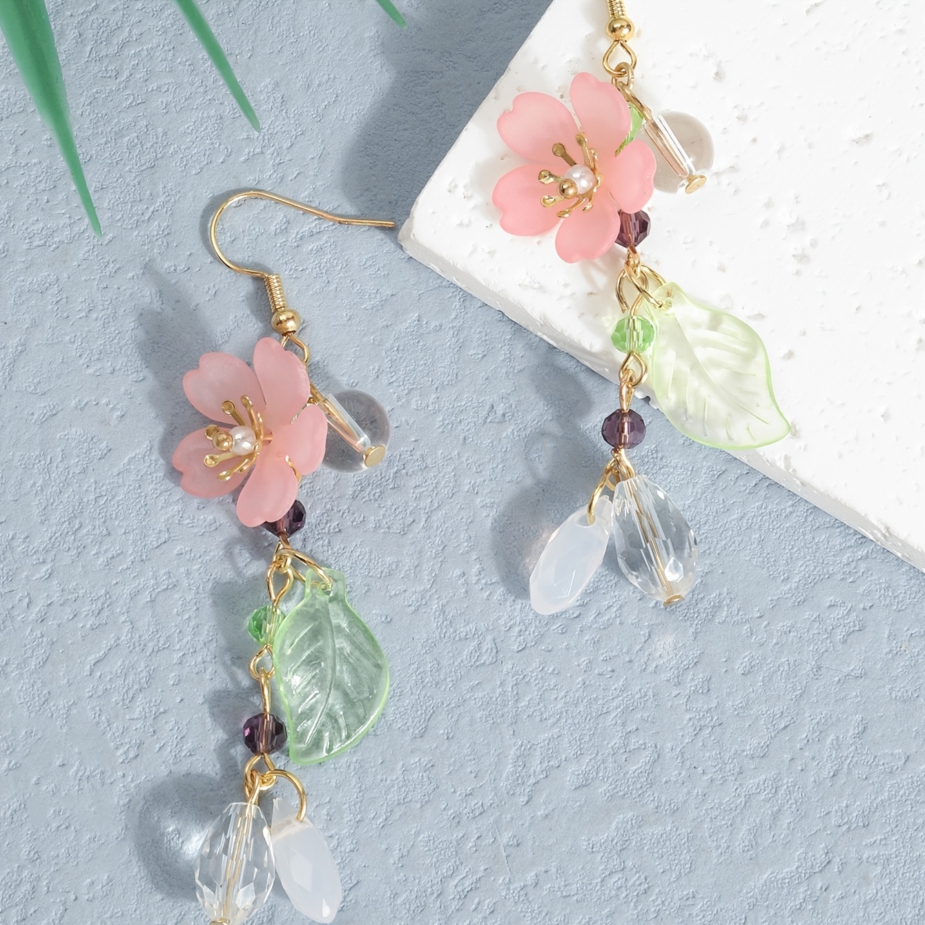 Women's Su Long Earrings, Bell Orchid Retro Cute Earrings